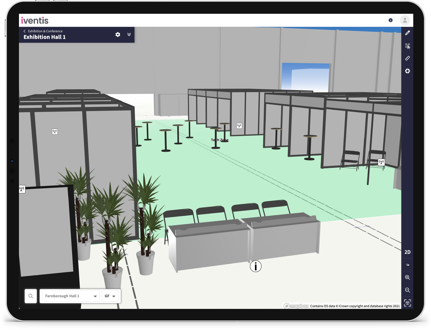 Exhibition 3D visual plans