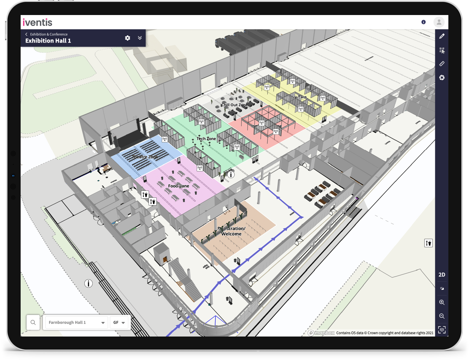 Exhibition 3D visual plans