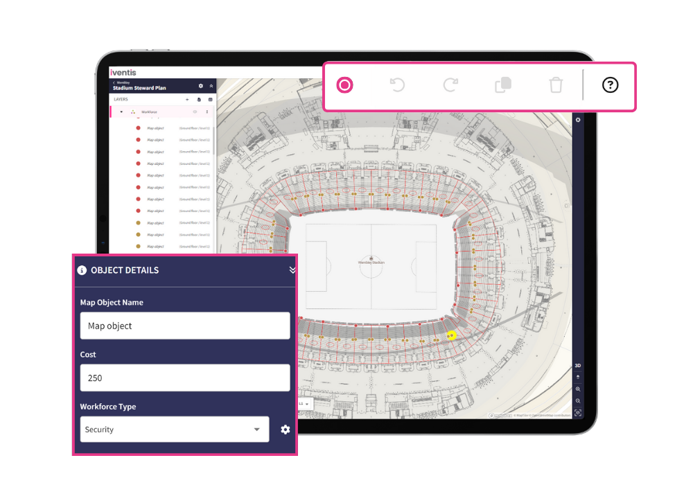 View and amend attributes in the Object Details panel