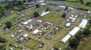 Aerial view of the Nantwich Show